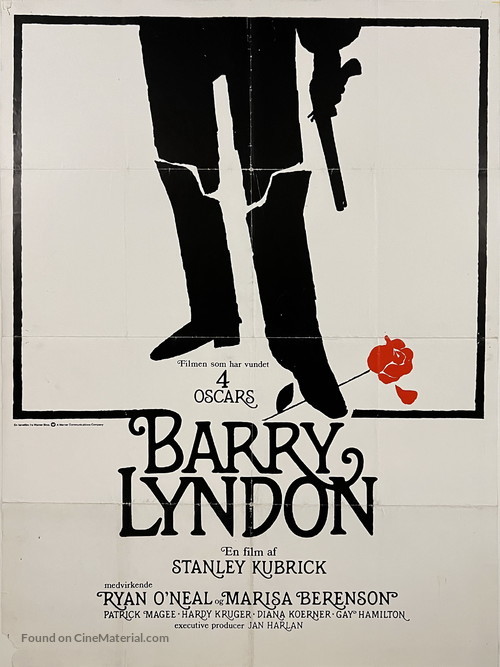 Barry Lyndon - Danish Movie Poster