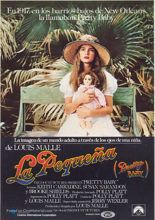 Pretty Baby - Spanish Movie Poster