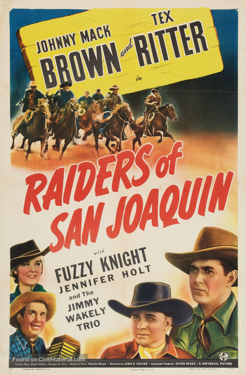 Raiders of San Joaquin - Movie Poster