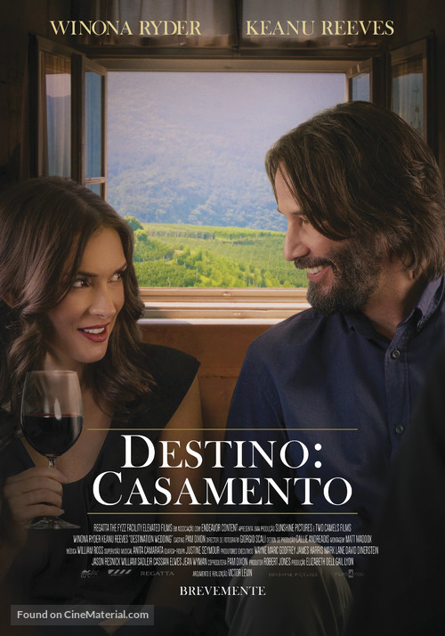 Destination Wedding - Portuguese Movie Poster