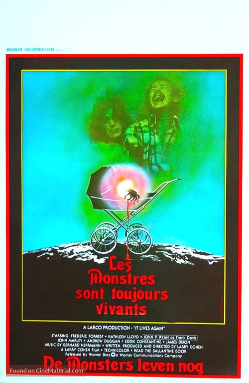 It Lives Again - Belgian Movie Poster