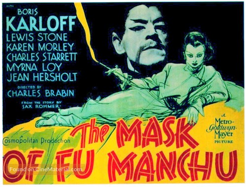 The Mask of Fu Manchu - Movie Poster