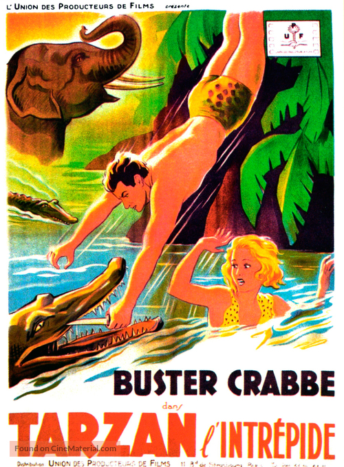 Tarzan the Fearless - French Movie Poster