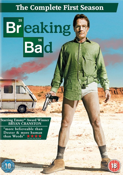 &quot;Breaking Bad&quot; - British DVD movie cover