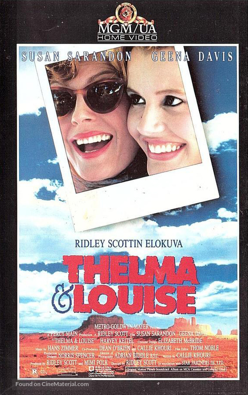 Thelma And Louise - Finnish VHS movie cover