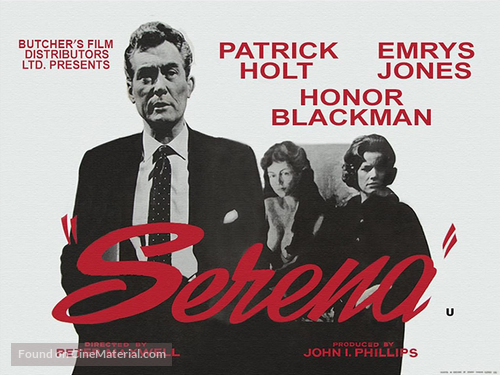 Serena - British Movie Poster