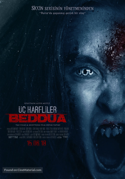 &Uuml;&ccedil; Harfliler: Beddua - Turkish Movie Poster