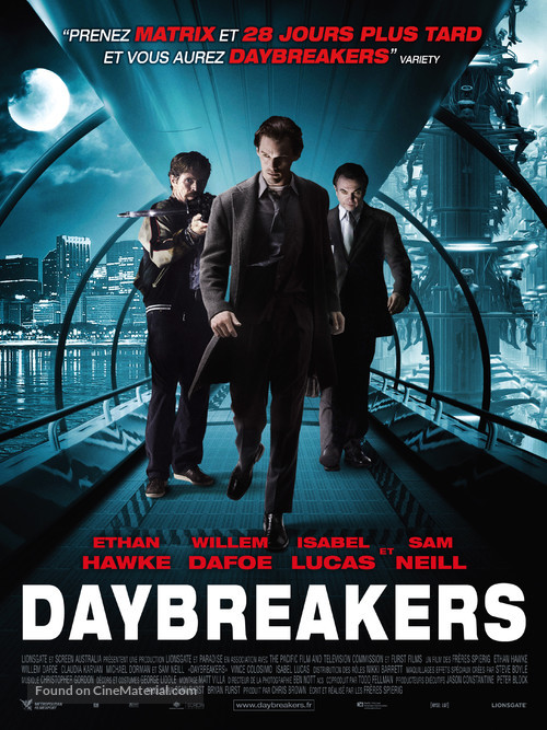 Daybreakers - French Movie Poster