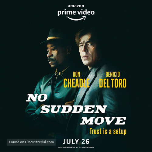 No Sudden Move - Indonesian Movie Poster