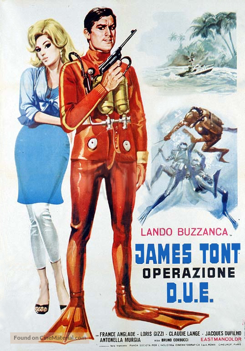James Tont operazione D.U.E. - Italian Movie Poster