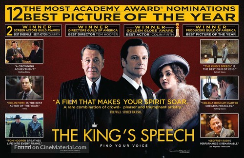 The King&#039;s Speech - Movie Poster