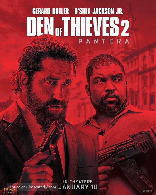 Den of Thieves 2: Pantera - Indian Movie Poster