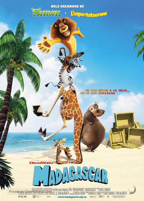 Madagascar - Spanish Movie Poster