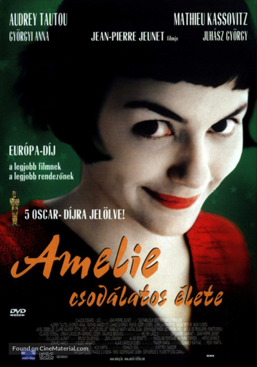 Le fabuleux destin d&#039;Am&eacute;lie Poulain - Hungarian DVD movie cover