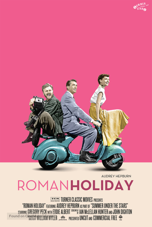 Roman Holiday - Re-release movie poster