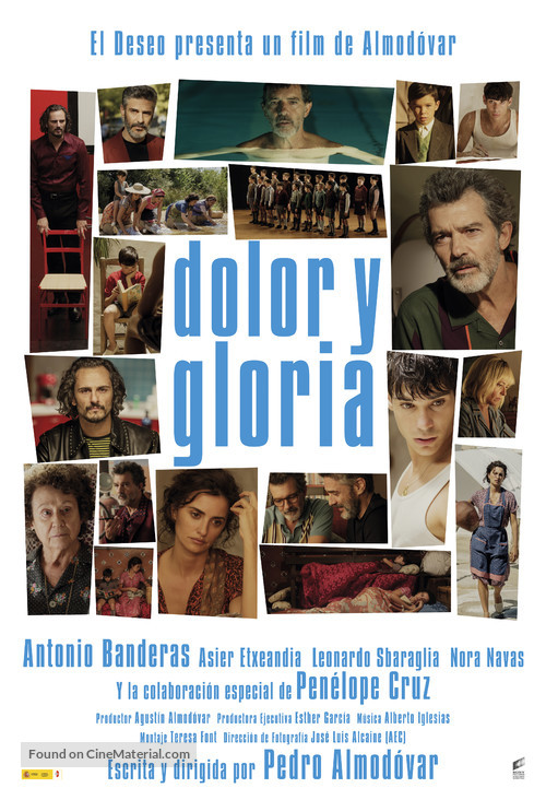 Dolor y gloria - Spanish Movie Poster