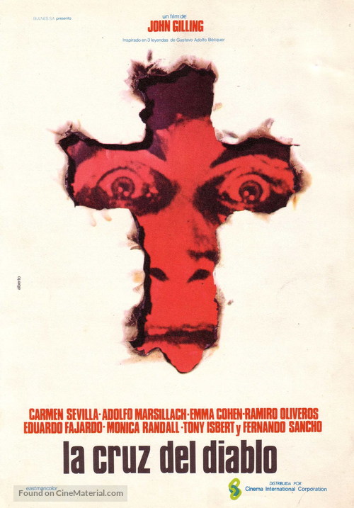 La cruz del diablo - Spanish Movie Poster