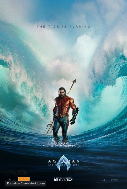 Aquaman and the Lost Kingdom - Australian Movie Poster