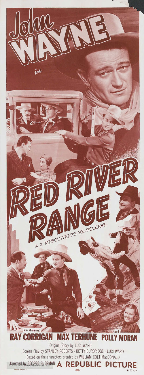 Red River Range - Re-release movie poster