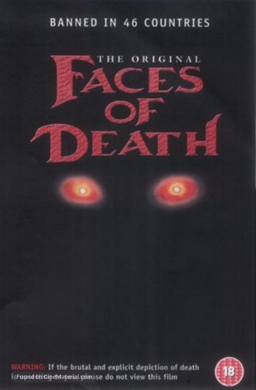 Faces Of Death - British DVD movie cover