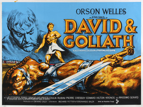 David e Golia - British Movie Poster