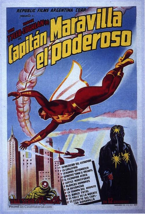 Adventures of Captain Marvel - Argentinian Movie Poster