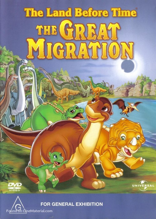 The Land Before Time X: The Great Longneck Migration - Australian Movie Cover
