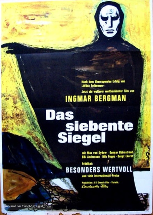 Det sjunde inseglet - German Movie Poster