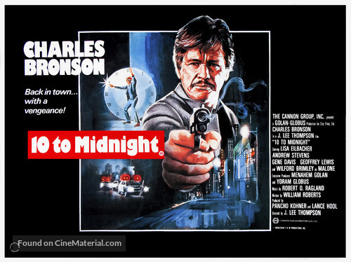 10 to Midnight - British Movie Poster