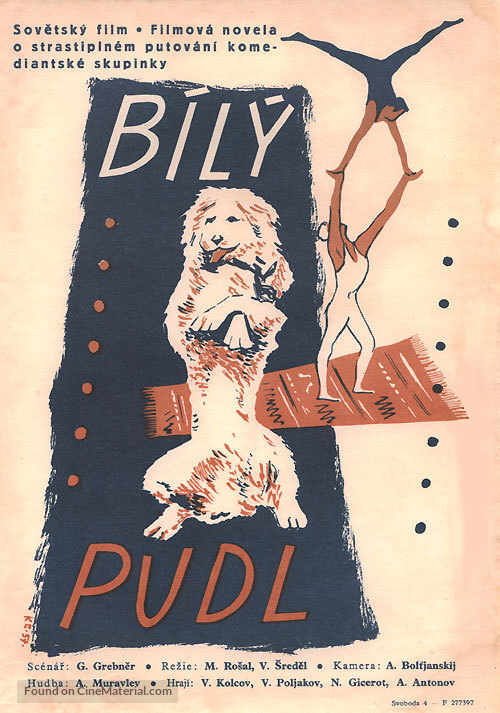 Belyy pudel - Czech Movie Poster