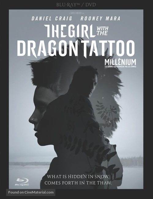 The Girl with the Dragon Tattoo - Canadian Blu-Ray movie cover