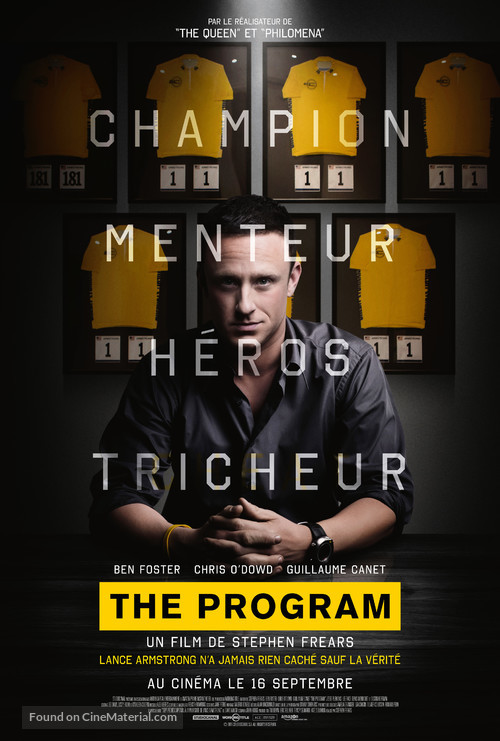 The Program - French Movie Poster