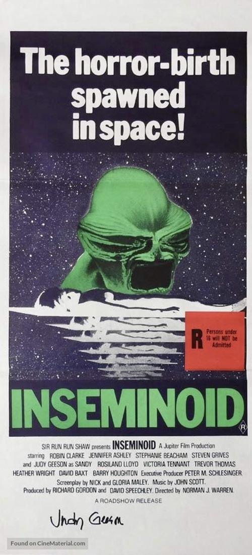 Inseminoid - Australian Movie Poster