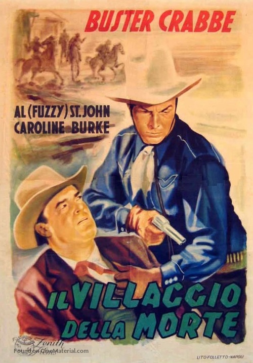 The Mysterious Rider - Italian Movie Poster
