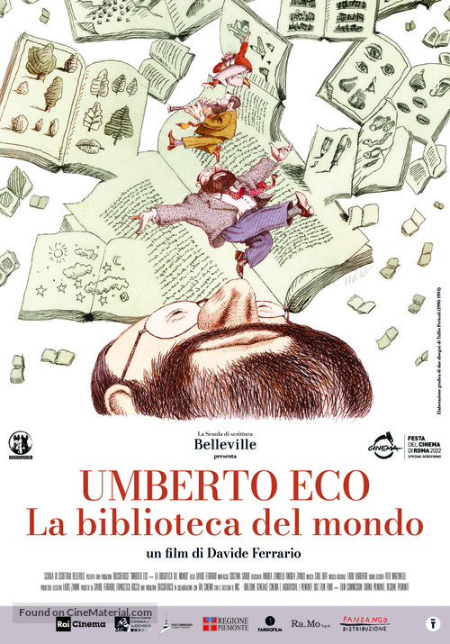 Umberto Eco - La biblioteca del mondo - Italian Movie Poster