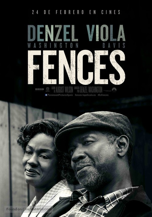 Fences - Spanish Movie Poster