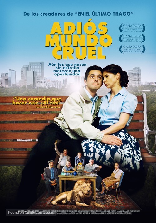 Adi&oacute;s mundo cruel - Mexican Movie Poster