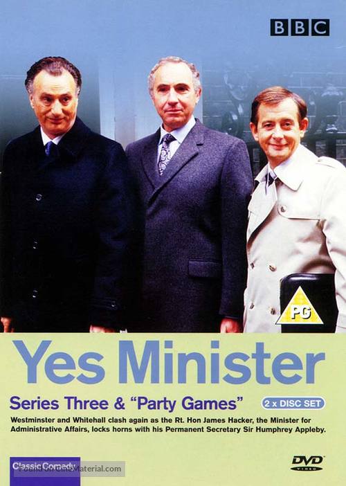 &quot;Yes Minister&quot; - British DVD movie cover