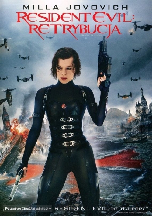 Resident Evil: Retribution - Polish DVD movie cover