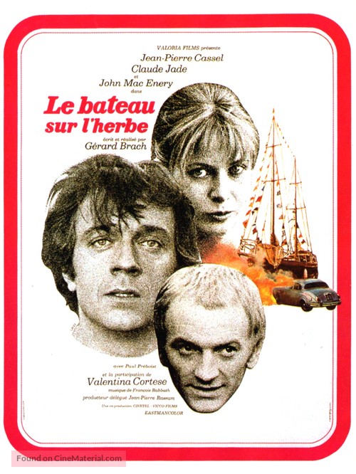 Le bateau sur l&#039;herbe - French Movie Poster