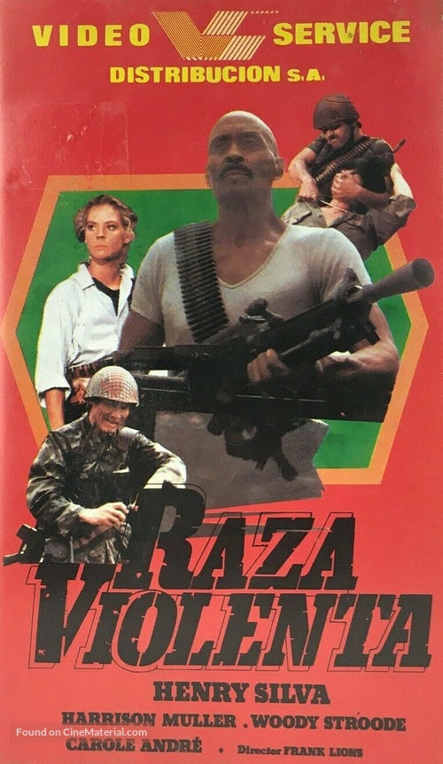 Razza violenta - Spanish VHS movie cover