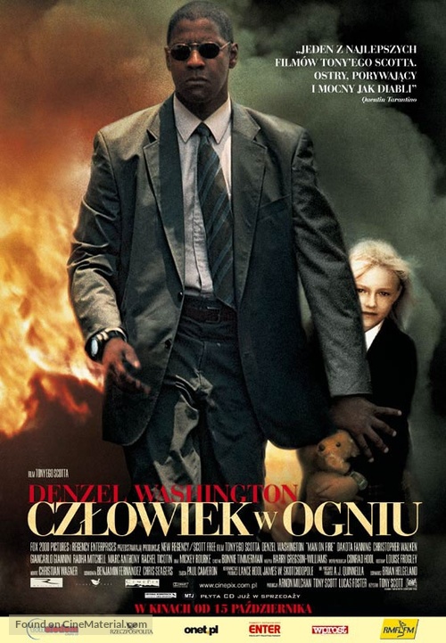 Man on Fire - Polish Movie Poster