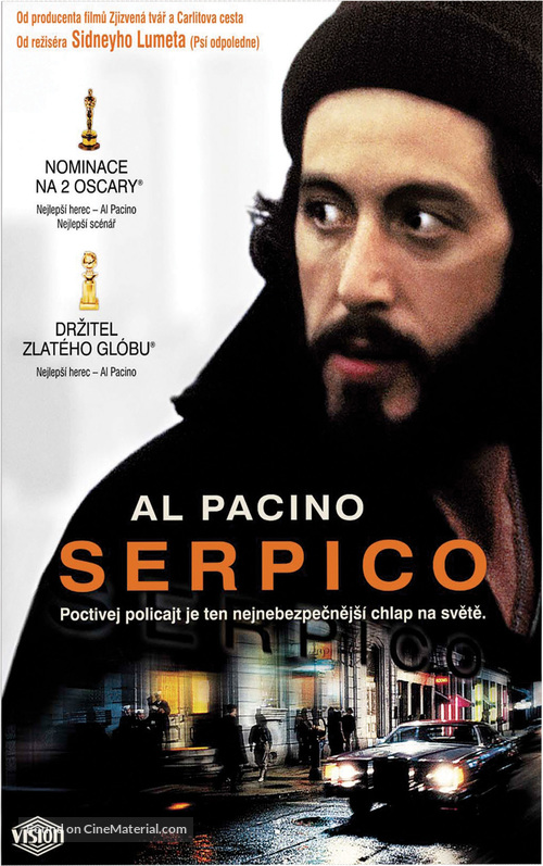 Serpico - Slovak VHS movie cover