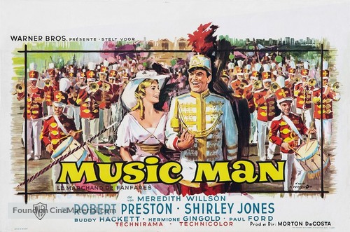 The Music Man - Belgian Movie Poster