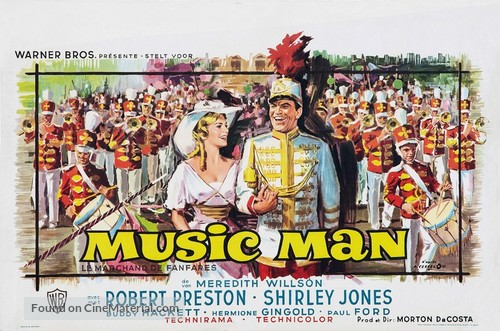 The Music Man - Belgian Movie Poster