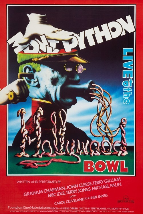 Monty Python Live at the Hollywood Bowl - British Movie Poster