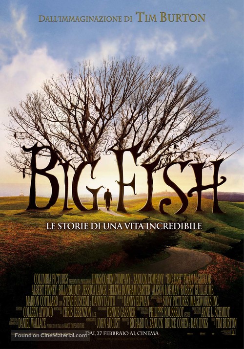Big Fish - Italian Advance movie poster