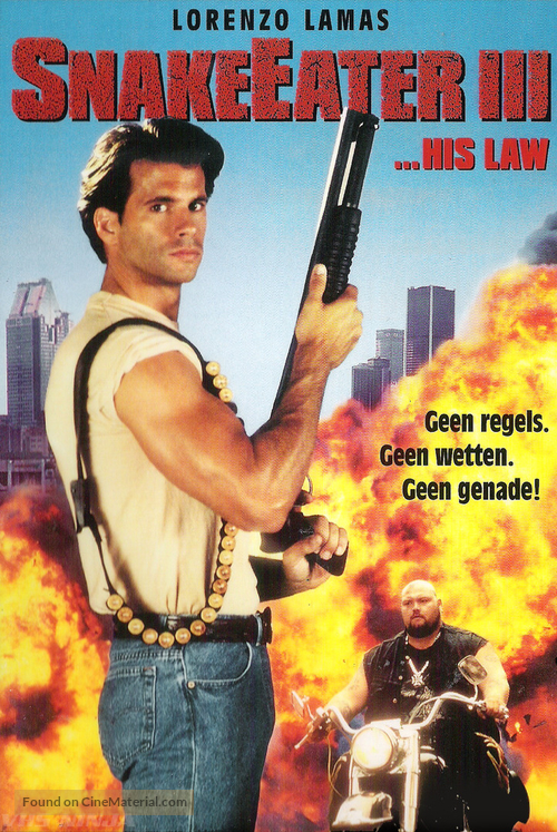 Snake Eater III: His Law - Dutch Movie Cover