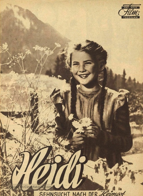 Heidi - German poster