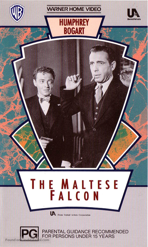 The Maltese Falcon - Australian VHS movie cover